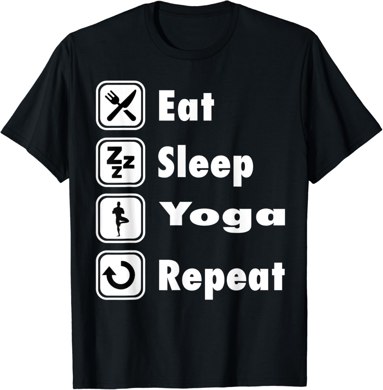 Funny Yoga Tee TShirt Clothing, Shoes & Jewelry